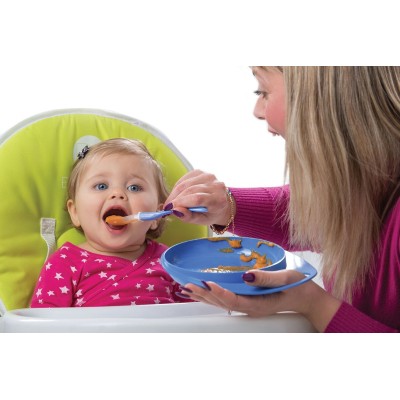 NUVITA Talíř a miska, Pastel pink Pastel pink