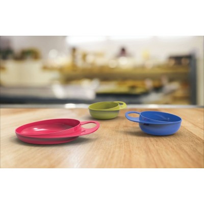 NUVITA Talíř a miska, Pastel pink Pastel pink