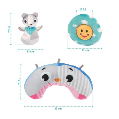 ZOPA Hrací deka 3D, Forest Green Forest Green