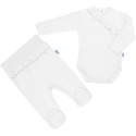 2-dílná kojenecká souprava New Baby Stripes bílá