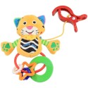 Plyšová hračka s chrastítkem Baby Mix tygřík