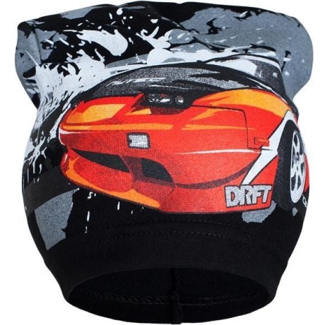 Jarní dětská čepička New Baby auto černé