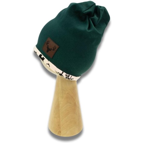 Kojenecká čepička Nicol Bambi zelená