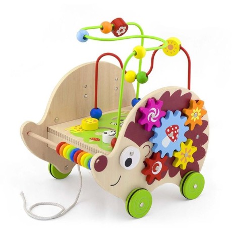 Dřevěný vzdělávací ježek 4v1 Viga