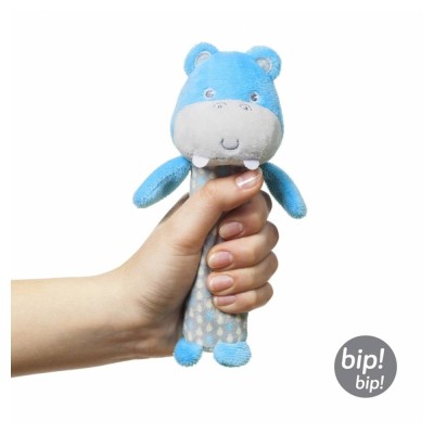 BabyOno Plyšová pískací hračka Hippo Marcel, 17 cm