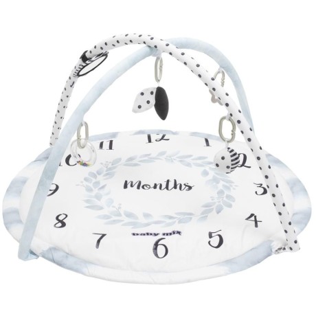 Hrací deka Baby Mix měsíce bílá
