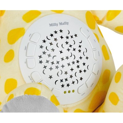 Plyšový usínáček žirafa s projektorem Milly Mally