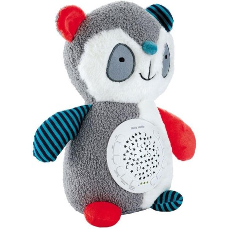 Plyšový usínáček panda s projektorem Milly Mally