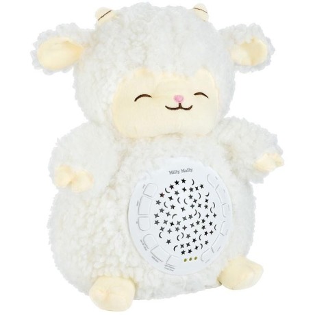Plyšový usínáček ovečka s projektorem Milly Mally