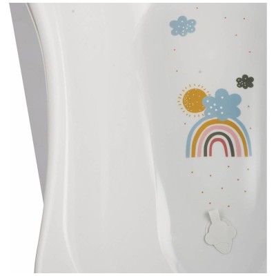 Dětská vanička s výpustí, 84 cm Rainbow, Baby Nellys - bílá
