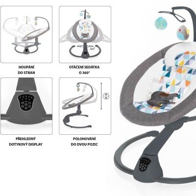 ZOPA Lehačka Lullaby, Triangle/Grey Triangle/Grey