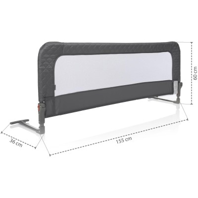 ZOPA Zábrana na postel Monna, Silver grey Silver grey