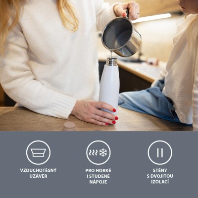 ZOPA Termoska na tekutiny s držákem 480 ml, Mountains Mountains