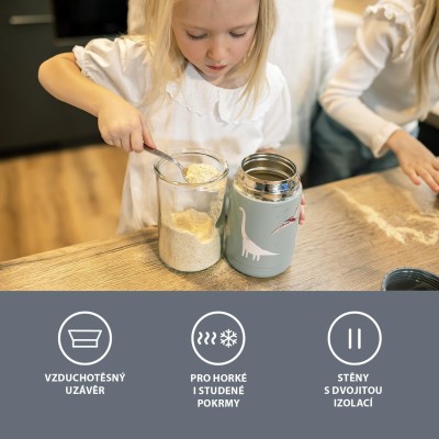 ZOPA Termoska na jídlo 500 ml, Dino Dino