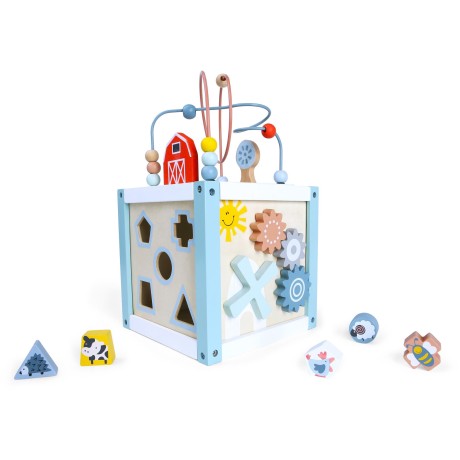 ZOPA Dřevěná aktivity kostka (20 cm), 2023 2023