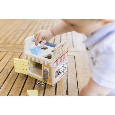 ZOPA Dřevěná montessori kostka, 2023 2023