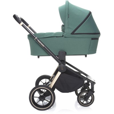 ZOPA Set kočárek Move Cross 2 + korba XL + adaptér, Antique Green/Gold Antique Green/Gold