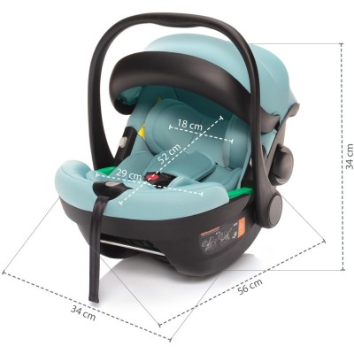 ZOPA Autosedačka XM Plus i-Size bundle, Night Black Night Black