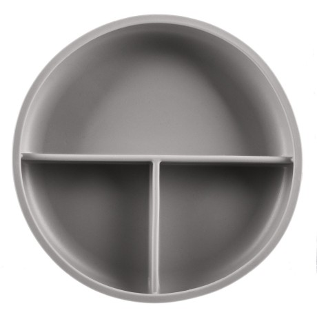 ZOPA Silikonový dělený talířek s přísavkou, Dove Grey Dove Grey