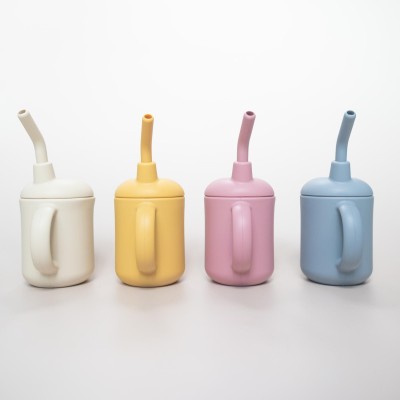 ZOPA Silikonový hrníček 2v1, Mustard Yellow Mustard Yellow