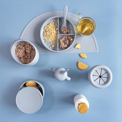 ZOPA Silikonová miska s víčkem, Sand Beige Sand Beige