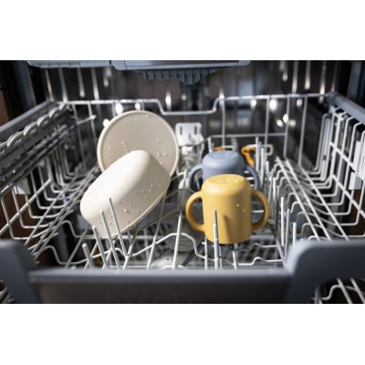 ZOPA Silikonová miska s víčkem, Sand Beige Sand Beige