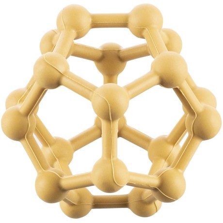 ZOPA Silikonové kousátko Atom, Mustard Yellow Mustard Yellow