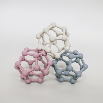 ZOPA Silikonové kousátko Atom, Mustard Yellow Mustard Yellow