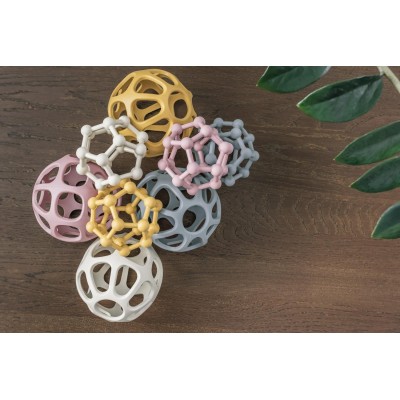 ZOPA Silikonové kousátko Atom, Mustard Yellow Mustard Yellow