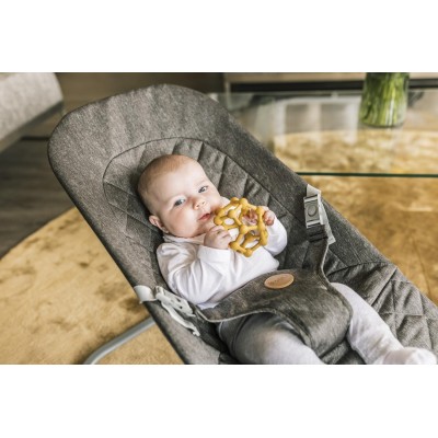 ZOPA Silikonové kousátko Atom, Mustard Yellow Mustard Yellow