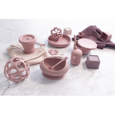 ZOPA Silikonové kousátko Atom, Old Pink Old Pink