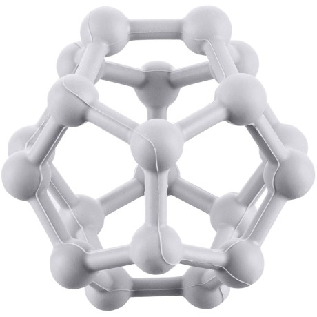 ZOPA Silikonové kousátko Atom, Dove Grey Dove Grey