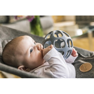 ZOPA Silikonové kousátko Round, Dove Grey Dove Grey