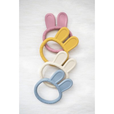 ZOPA Silikonové kousátko Rabbit, Dove Grey Dove Grey