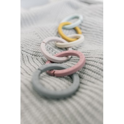 ZOPA Silikonové multifunkční kroužky řetěz, Multicolor Multicolor