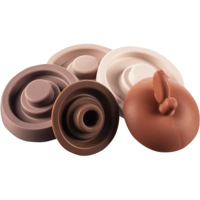 ZOPA Silikonová skládací hračka Apple, Multicolor Multicolor