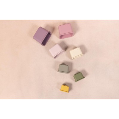 ZOPA Silikonové stohovací kalíšky, Multicolor Multicolor