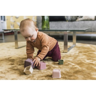 ZOPA Silikonové stohovací kalíšky, Multicolor Multicolor