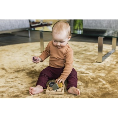 ZOPA Silikonová bambusová skládačka, Multicolor Multicolor