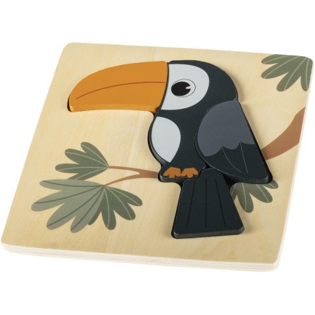 ZOPA Dřevěné puzzle malé, Toucan Toucan