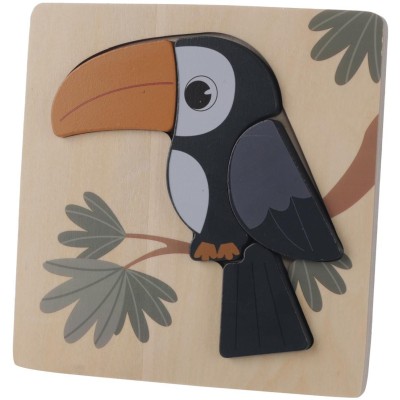 ZOPA Dřevěné puzzle malé, Toucan Toucan