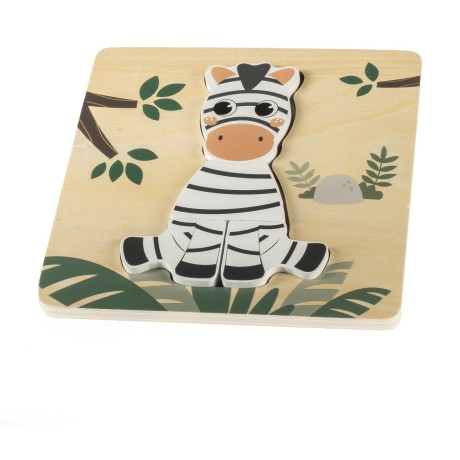 ZOPA Dřevěné puzzle malé, Zebra Zebra