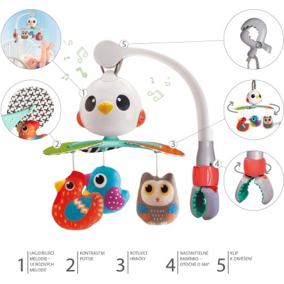 ZOPA Kolotoč Multi 3v1, Birds Birds