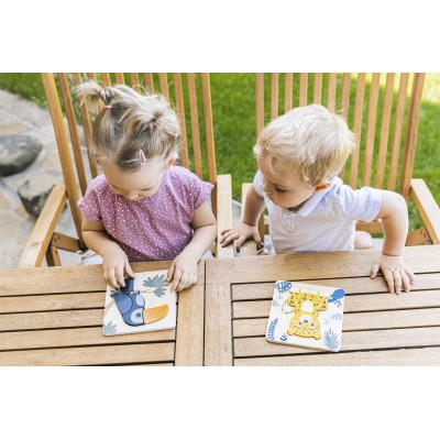 ZOPA Dřevěné puzzle malé, Fox Fox