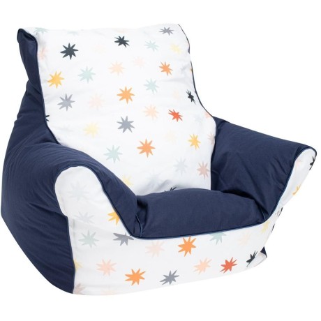 Dětské křeslo plněné kuličkami New Baby modrá