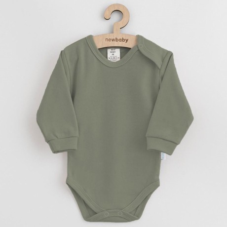 Kojenecké bavlněné body New Baby Casually dressed zelená