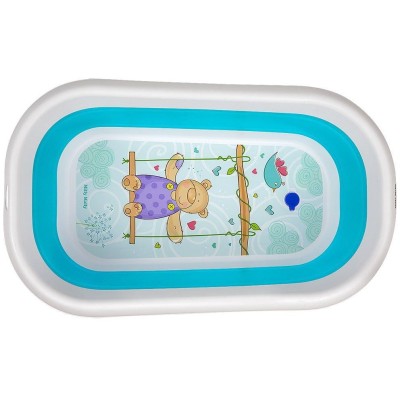 Dětská skládací vanička s výpustí Milly Mally Aqua modrá