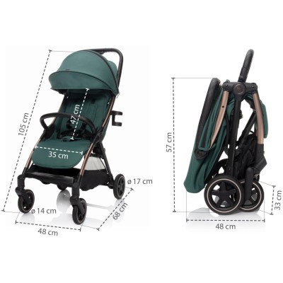 ZOPA Kočárek Quiq 2, All Black All Black