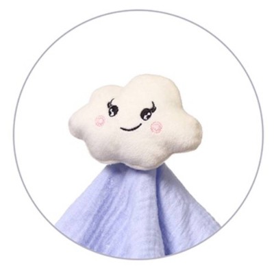 Přítulníček, mazlíček, mušelín, Blinky Cloud, 25 x 25,5 cm