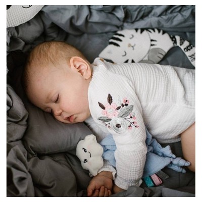 Přítulníček, mazlíček, mušelín, Blinky Cloud, 25 x 25,5 cm